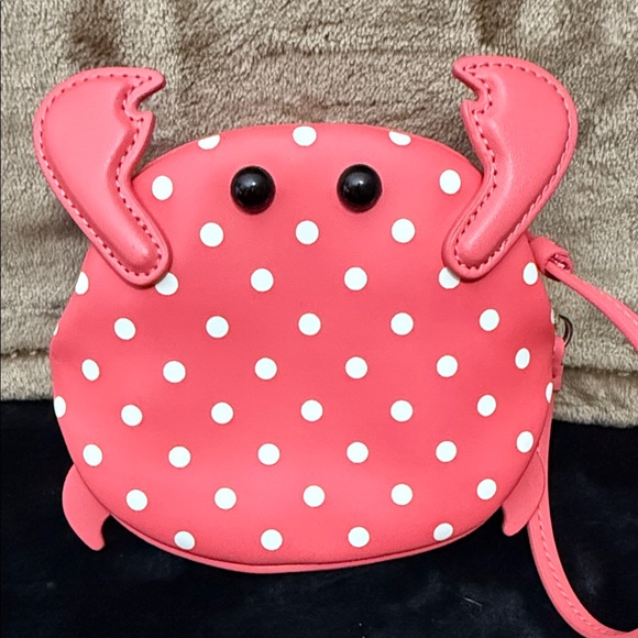 NWT Kate Spade Shelly Polka Dot Crab Bag - Picture 1 of 3